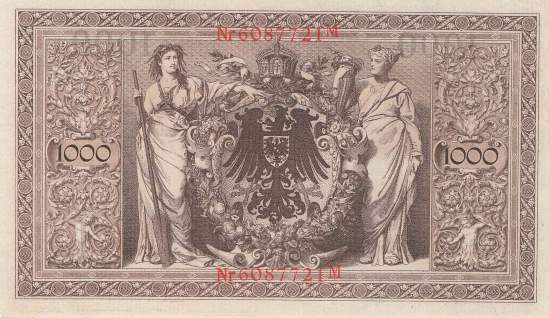 1000 Mark 1910 Ro.45c T/M